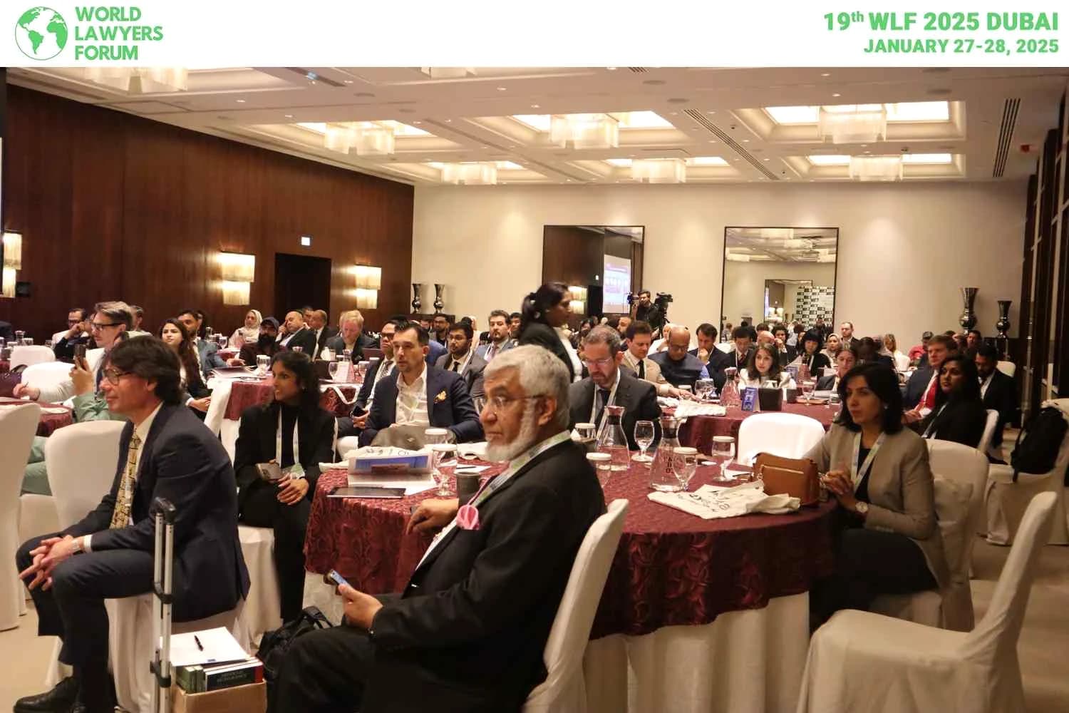 Audience listening at WLF Dubai 2025