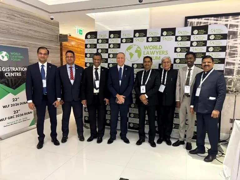 World Lawyers Forum participants together at the Dubai 2026 event