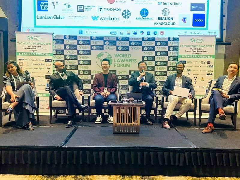 WLF Singapore 2026 panel discussion on stage