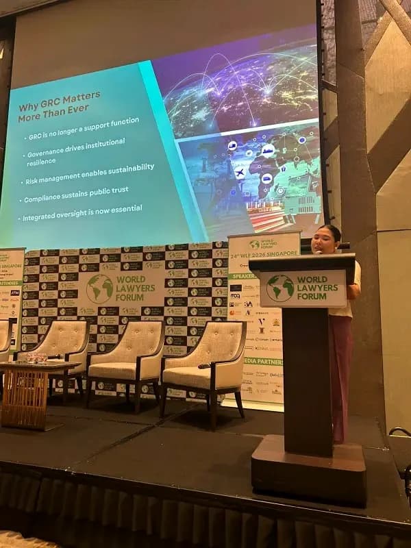 WLF Singapore 2026 conference stage