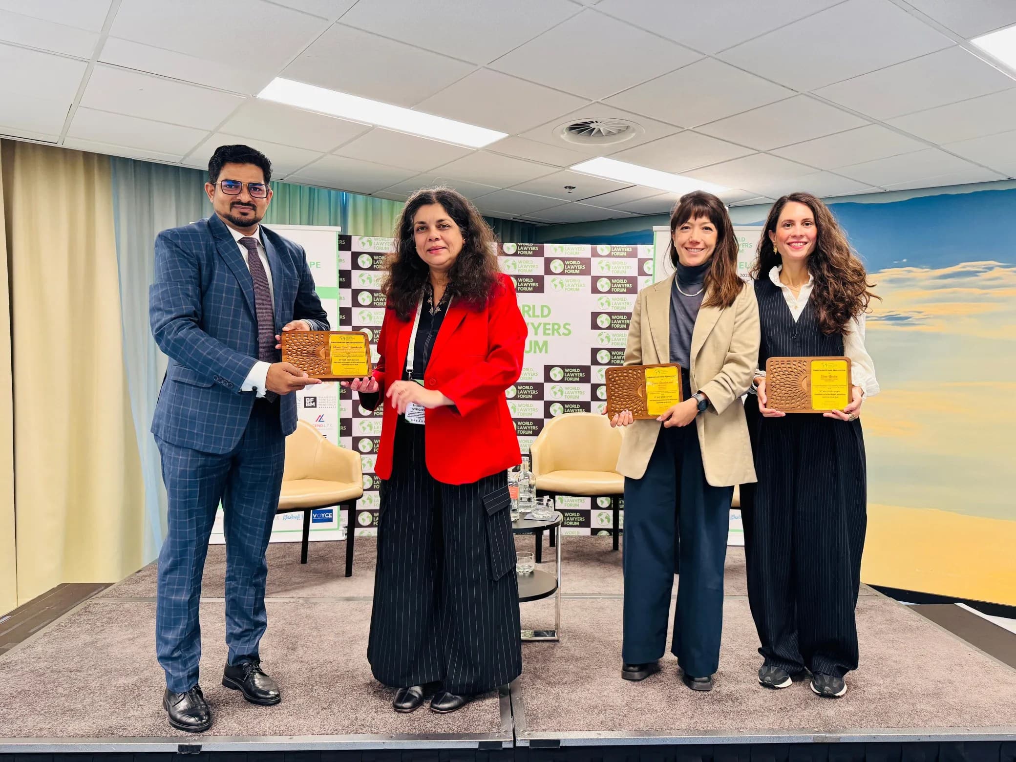 Award recipients together at WLF Europe 2025